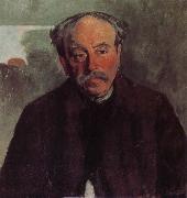 Delaunay, Robert The Portrait of man oil